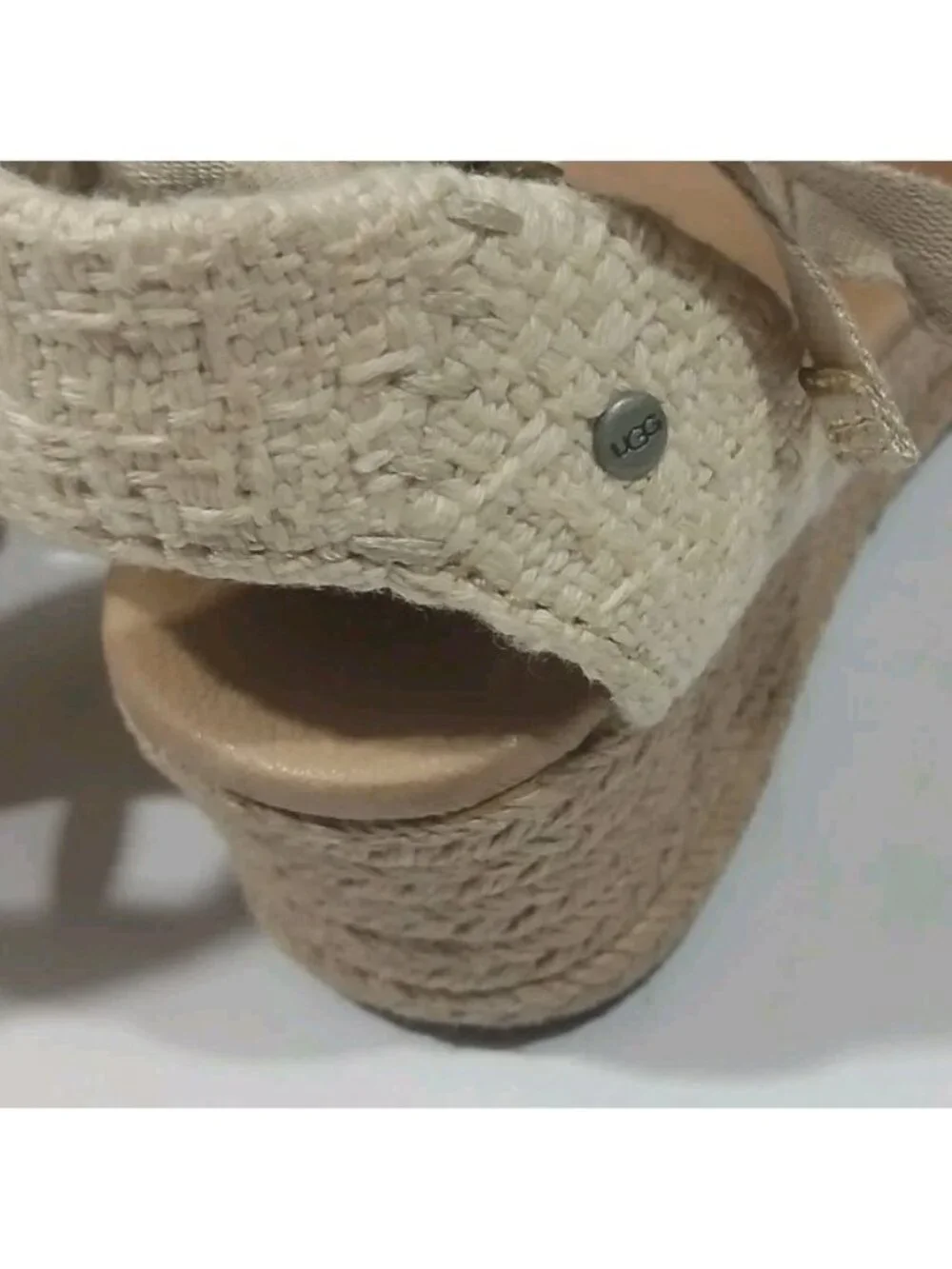 UGG Delmar Espadrille Wedge Sandals Lace Up